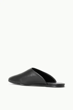 STAUD ABBY SLIPPER   BLACK Clearance