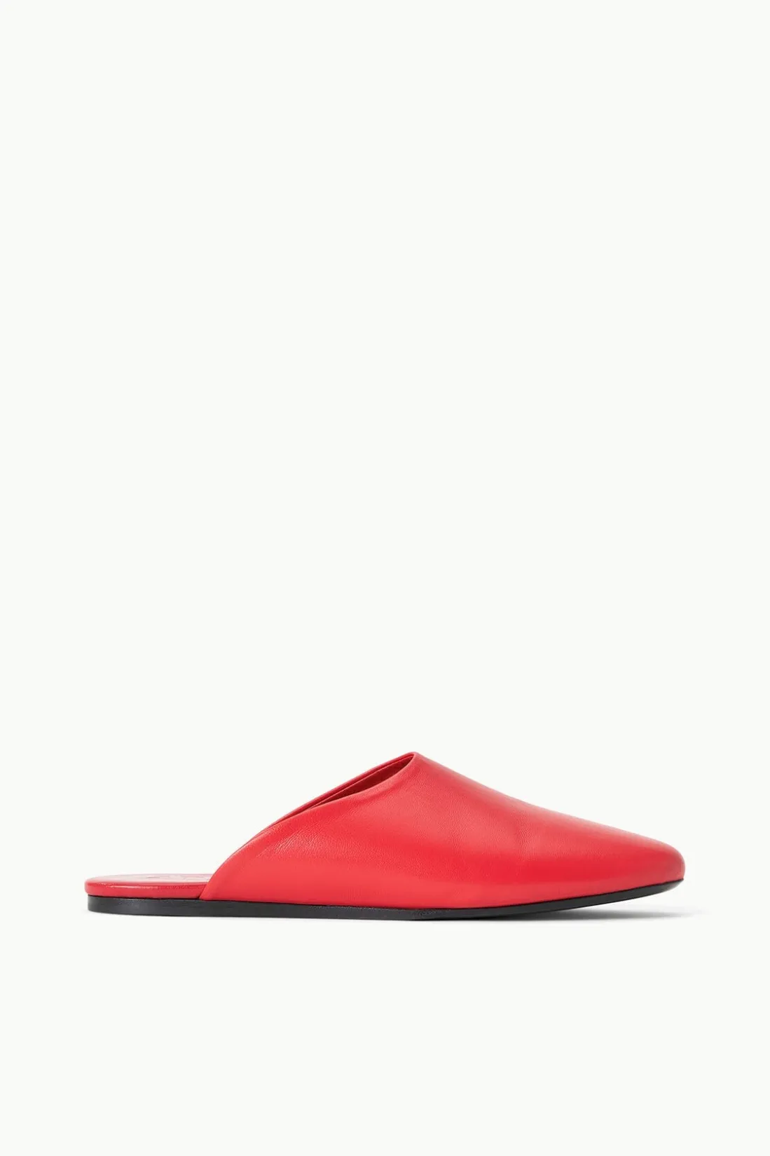STAUD ABBY SLIPPER RED ROSE REDROSE