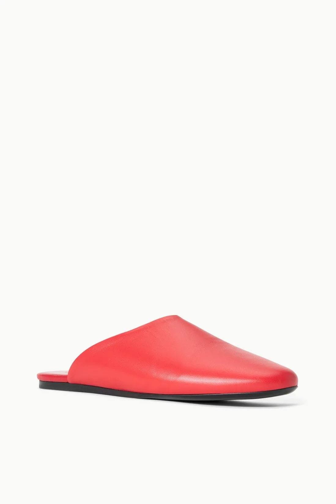 STAUD ABBY SLIPPER RED ROSE REDROSE
