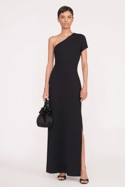 STAUD ADALYNN DRESS   BLACK Sale