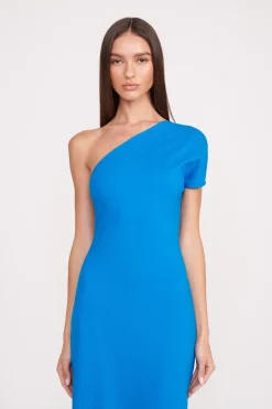 STAUD ADALYNN DRESS  DIRECTOR BLUE DIRECTORBLUE Sale