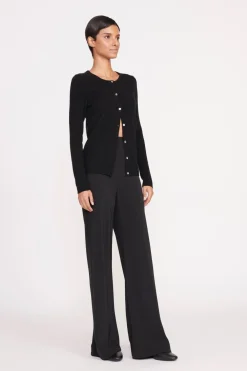 STAUD ADAN CARDIGAN   BLACK Outlet
