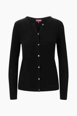 STAUD ADAN CARDIGAN   BLACK Outlet