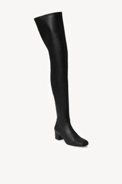 STAUD AIMEE BOOT   VEGAN LEATHER BLACK New