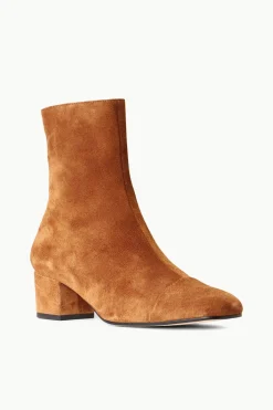 STAUD AIMEE SHORT BOOT  TAN SUEDE TANSUEDE