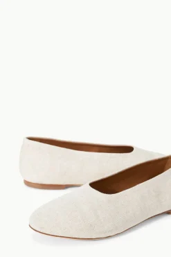 STAUD ALBA BALLET FLAT NATURAL Sale