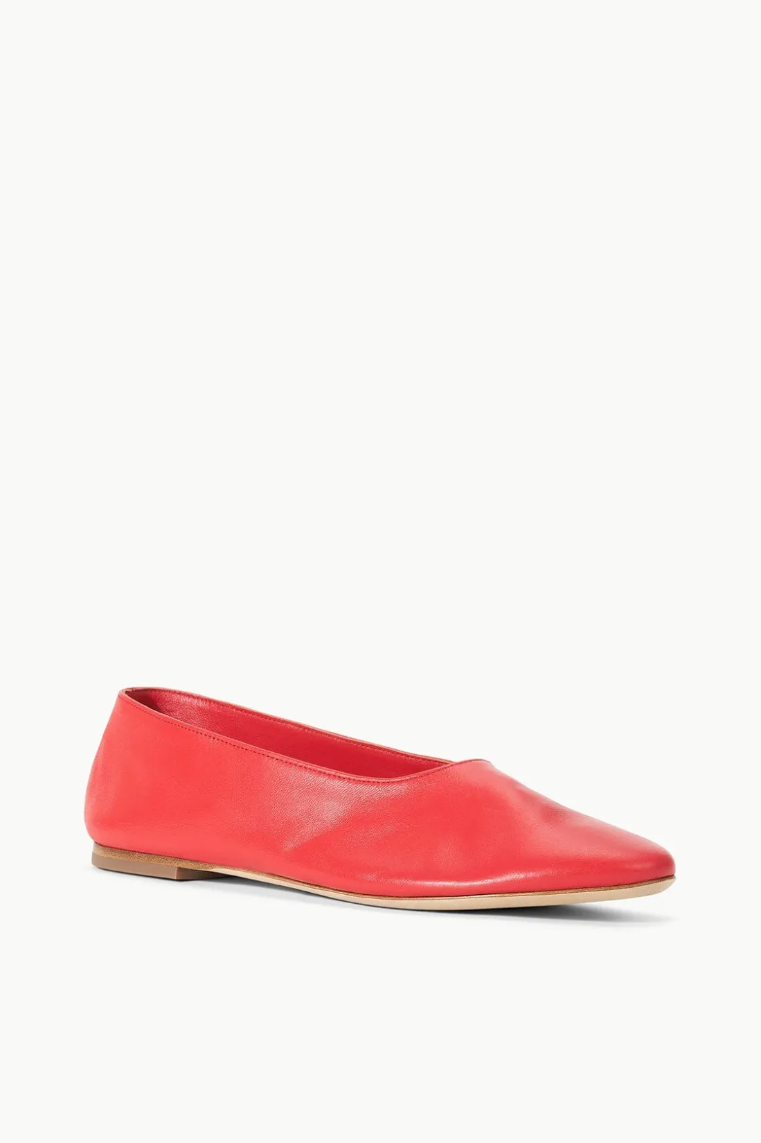 STAUD ALBA BALLET FLAT RED ROSE REDROSE Online