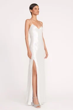 STAUD ALEXA DRESS SILVER Online