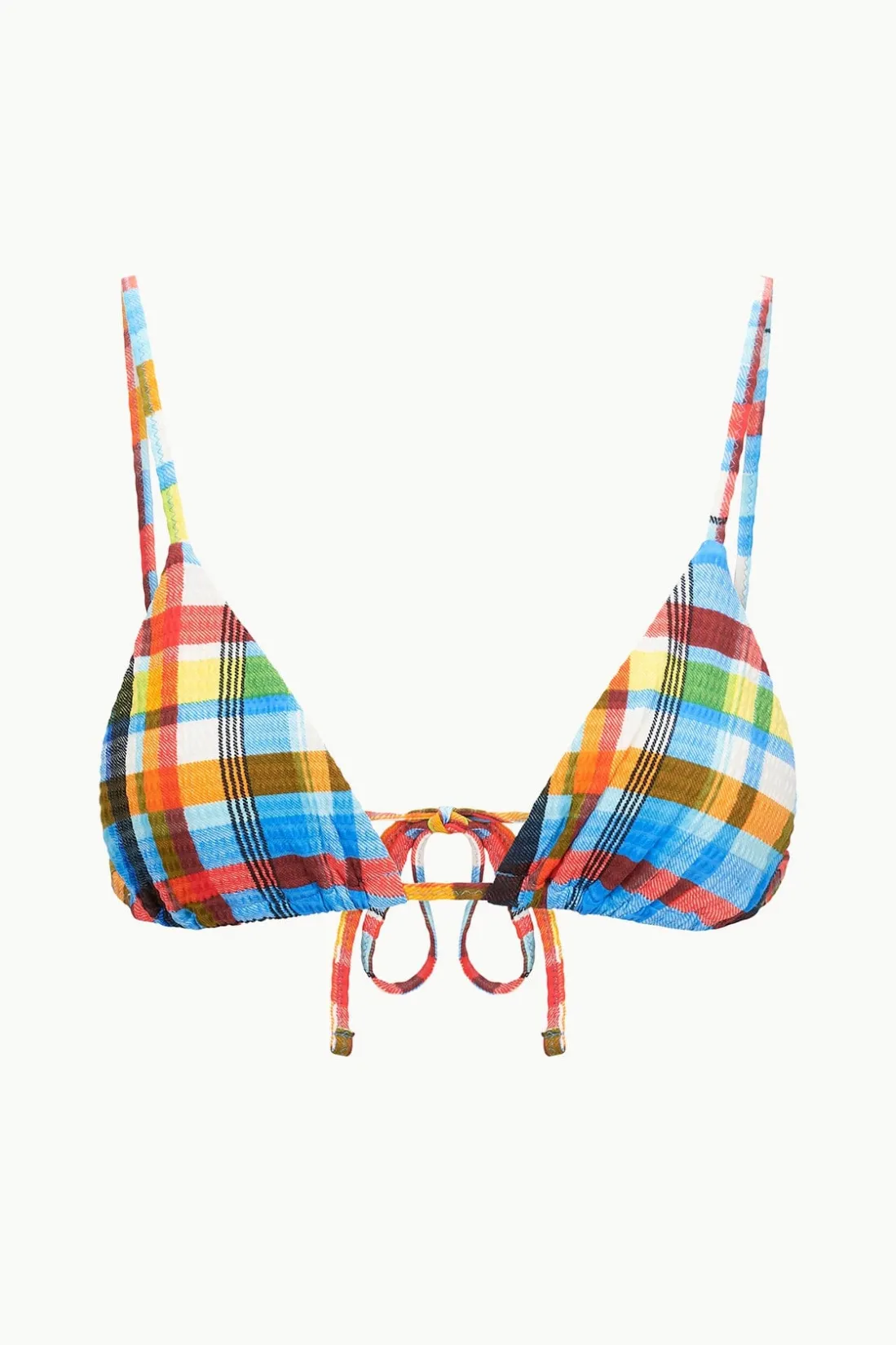 STAUD ALEXIS TRIANGLE TOP MADRAS PLAID MADRASPLAID Sale