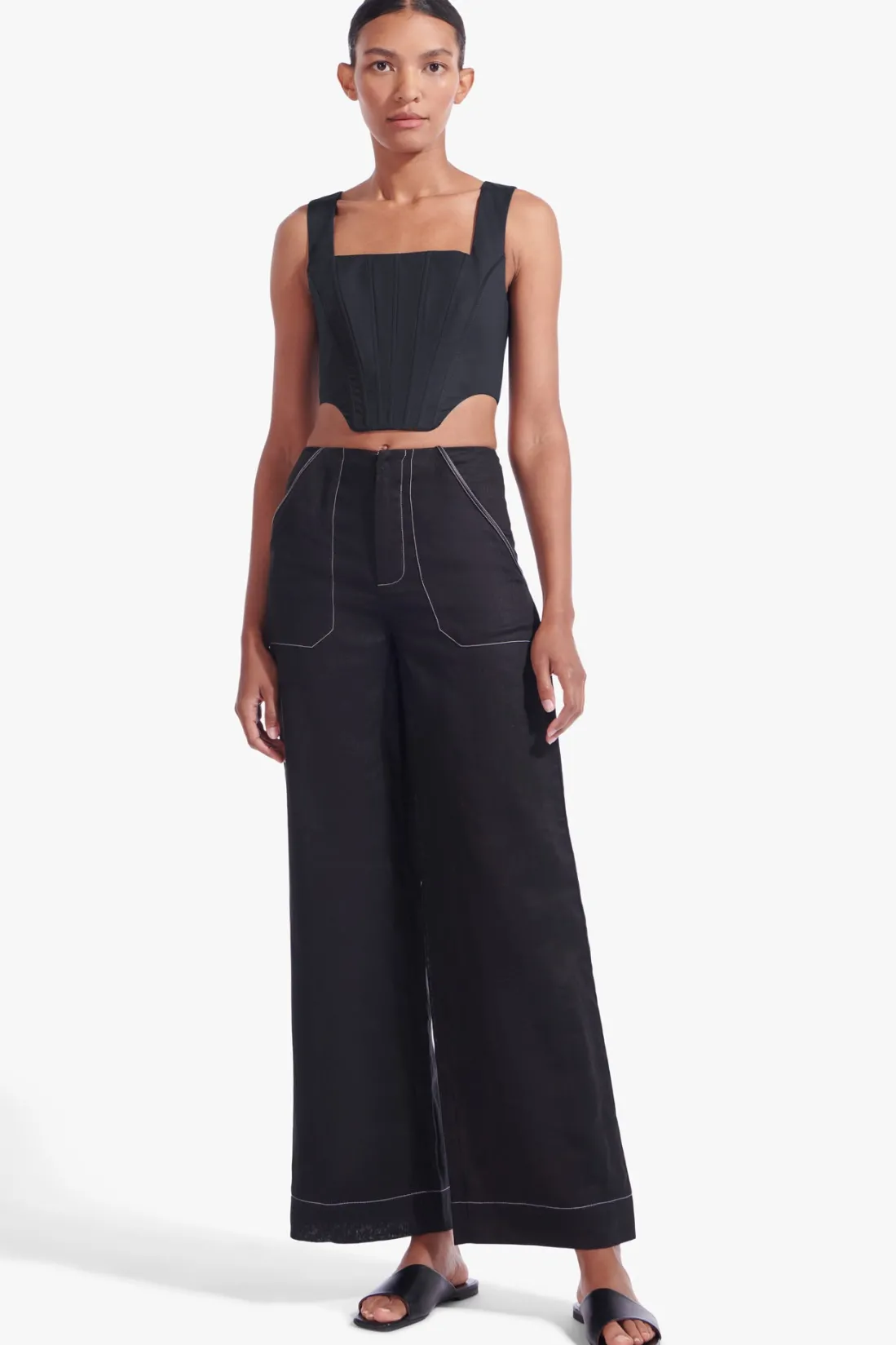 STAUD ALICE TOP BLACK Online