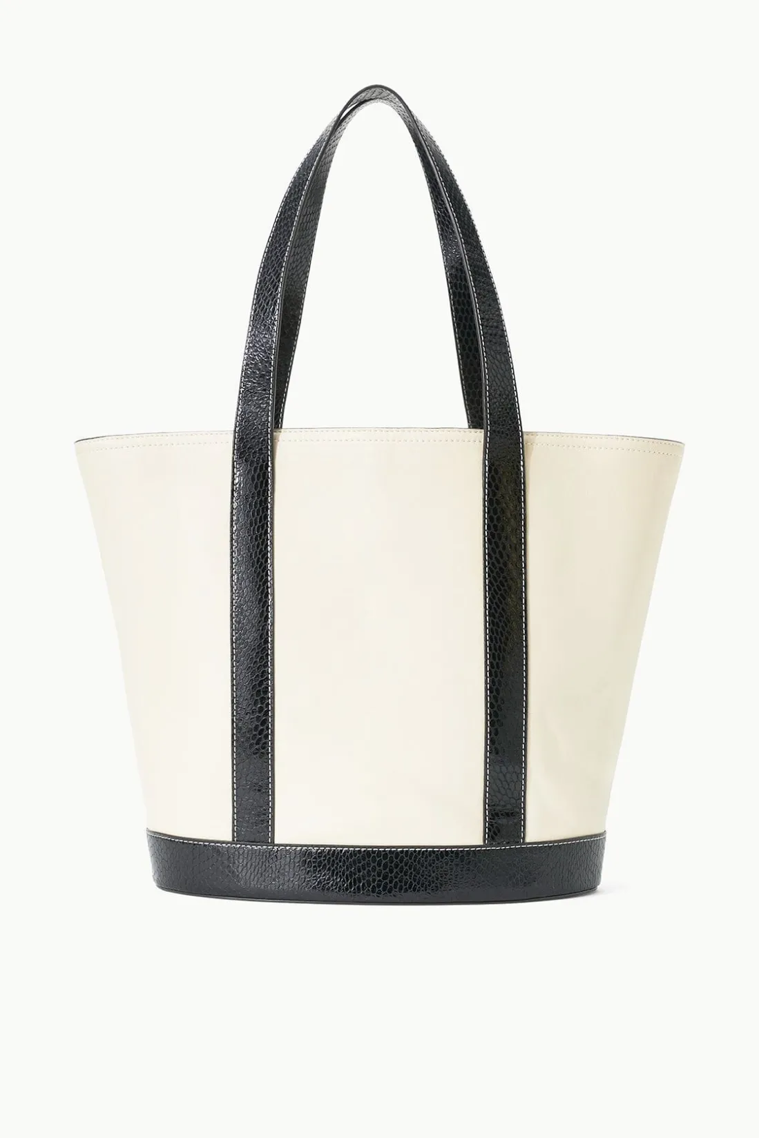 STAUD ALLORA TOTE CREAM BLACK Clearance