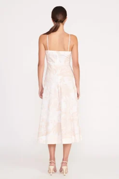 STAUD AMARANTH DRESS  IVORY BEIGE TOILE IVORYBEIGETOILE Outlet