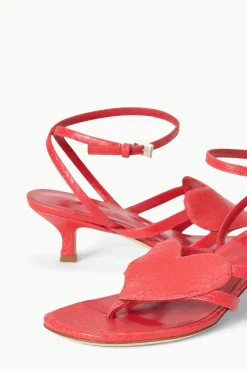 STAUD AMOUR KITTEN HEEL RED ROSE REDROSE Online