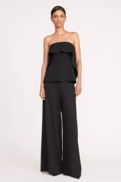 STAUD ANASTASIA TOP   BLACK Outlet