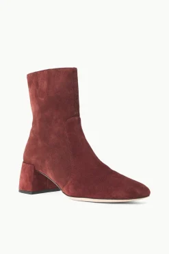STAUD ANDY ANKLE BOOT   MAHOGANY Clearance