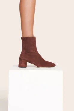 STAUD ANDY ANKLE BOOT   MAHOGANY Clearance