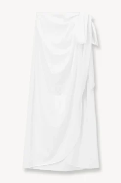 STAUD ANGELICA COVERUP SKIRT   WHITE Hot