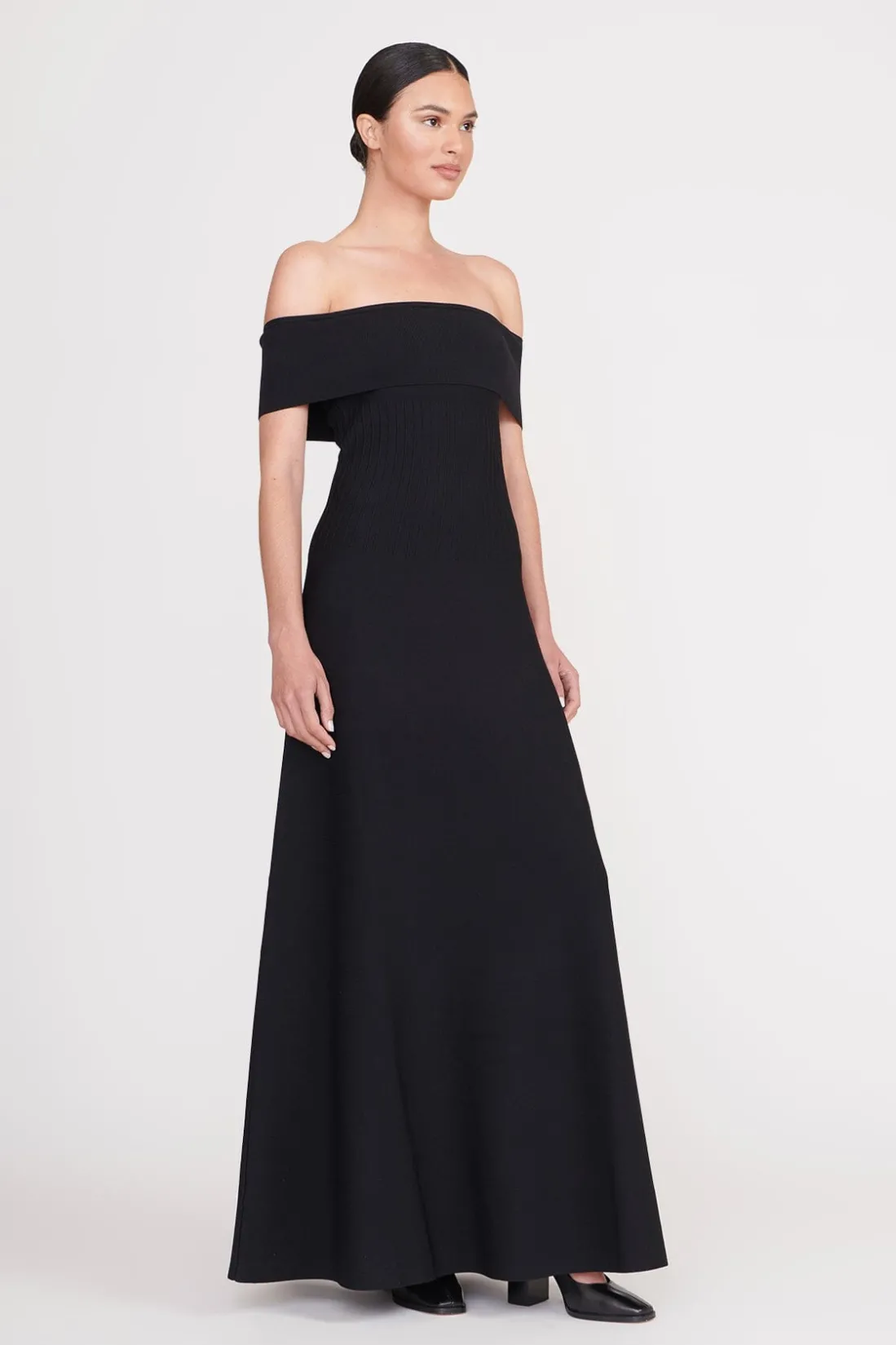 STAUD ARTISTRY DRESS BLACK New
