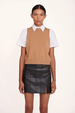 STAUD ARYA TOP  TAN WHITE TANWHITE Hot