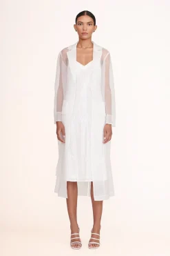 STAUD ASHLEY DRESS   WHITE Sale