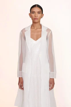 STAUD ASHLEY DRESS   WHITE Sale