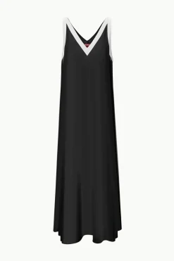 STAUD AVELINE COVERUP DRESS  BLACK WHITE BLACKWHITE Hot