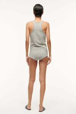 STAUD AYANA TOP HEATHER GREY HEATHERGREY Sale