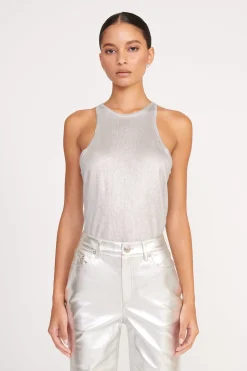 STAUD AYANA TOP   SILVER New