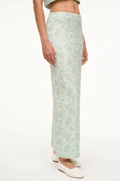 STAUD BARLETTA SKIRT   CARIBBEAN Outlet