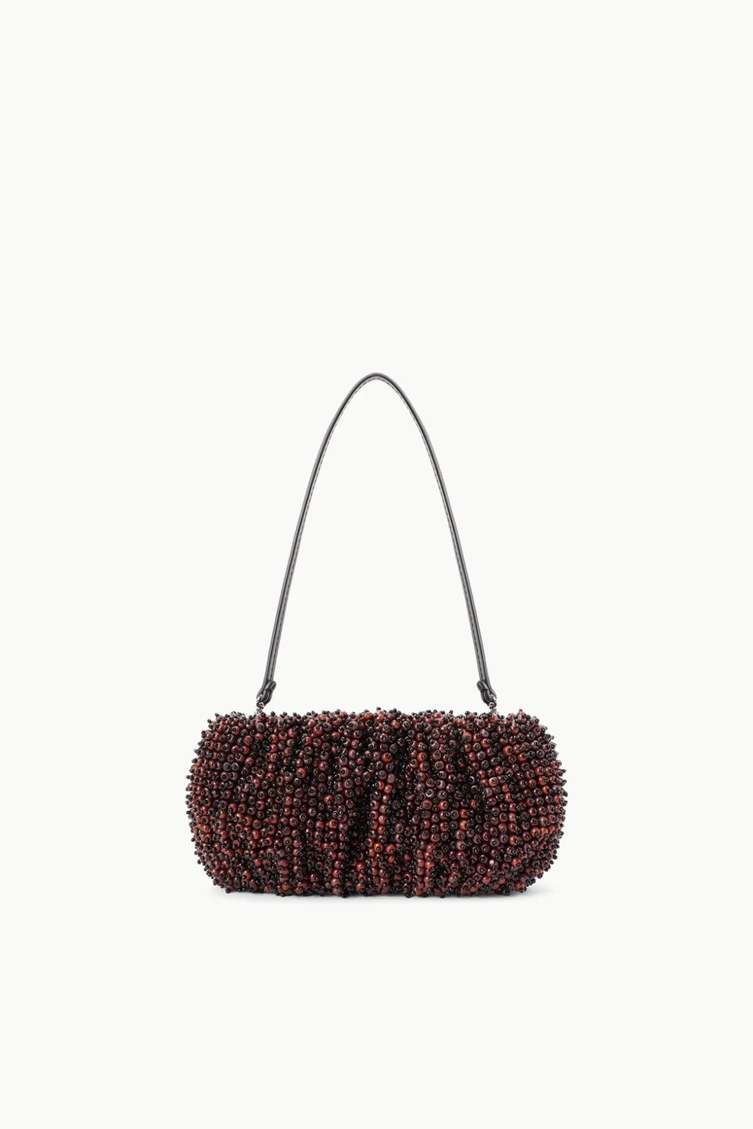 STAUD BEADED BEAN BAG MAHOGANY BLACK MAHOGANY/BLACK Online