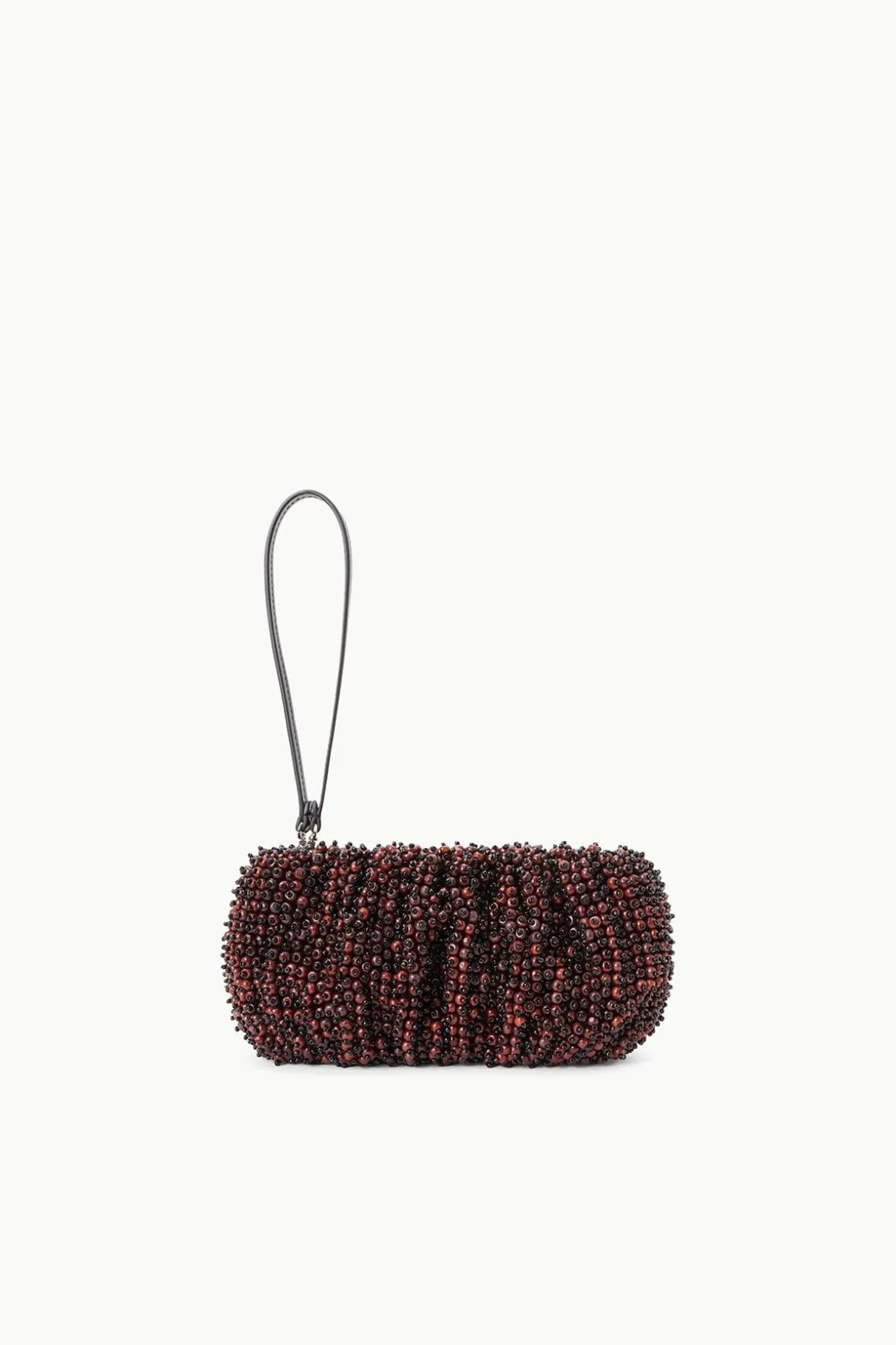 STAUD BEADED BEAN BAG MAHOGANY BLACK MAHOGANY/BLACK Online