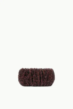 STAUD BEADED BEAN BAG MAHOGANY BLACK MAHOGANY/BLACK Online
