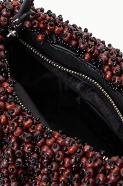 STAUD BEADED BEAN BAG MAHOGANY BLACK MAHOGANY/BLACK Online