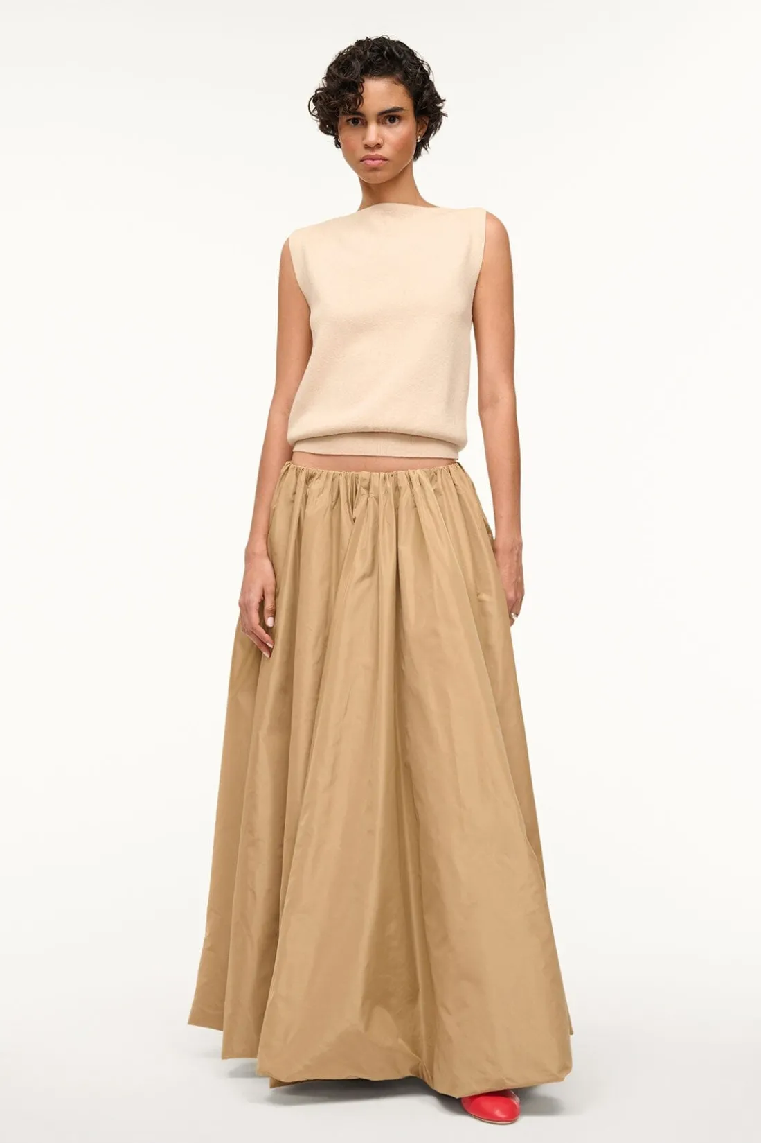 STAUD BELLAGIO SKIRT FAWN Hot