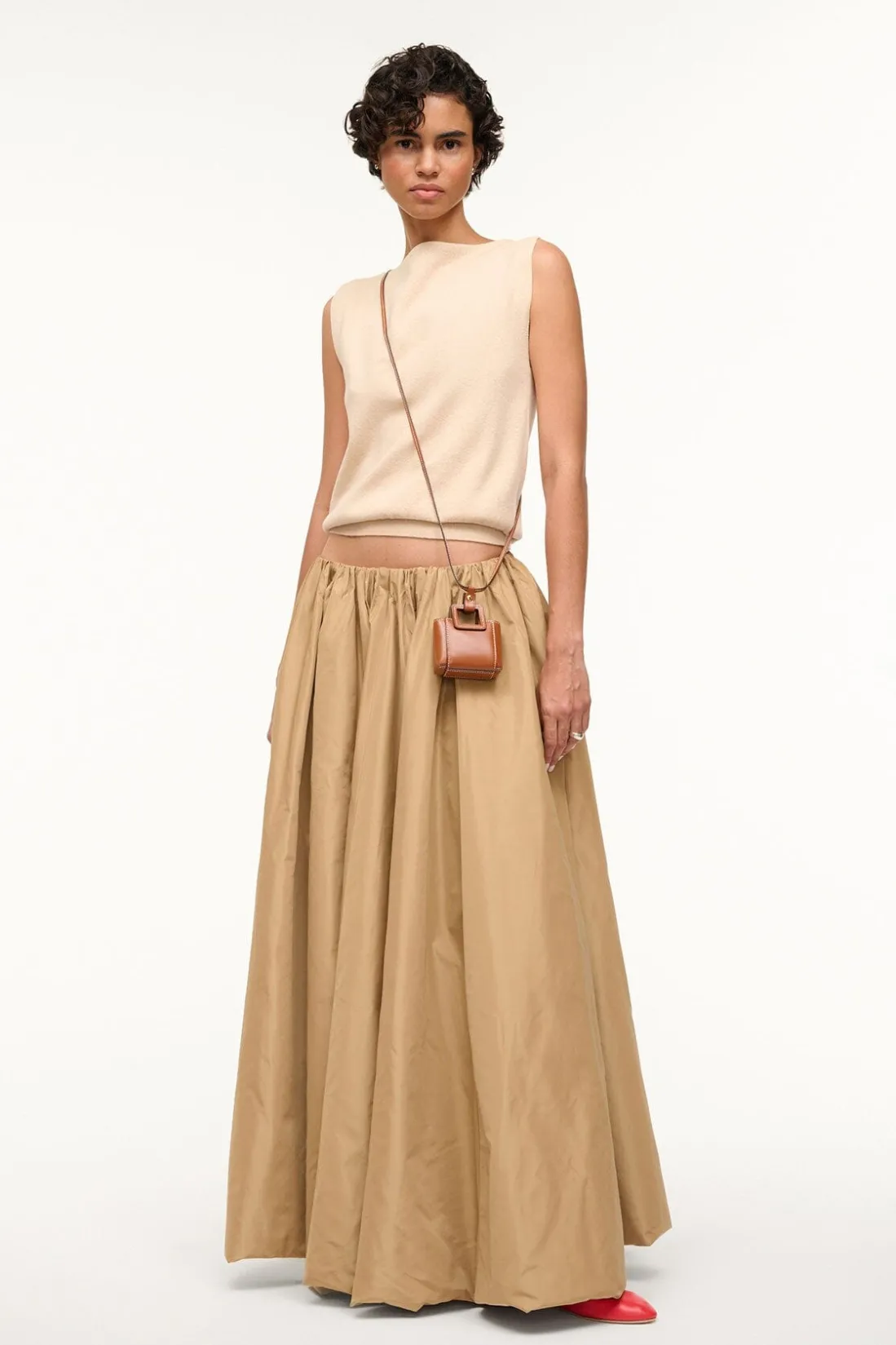 STAUD BELLAGIO SKIRT FAWN Hot