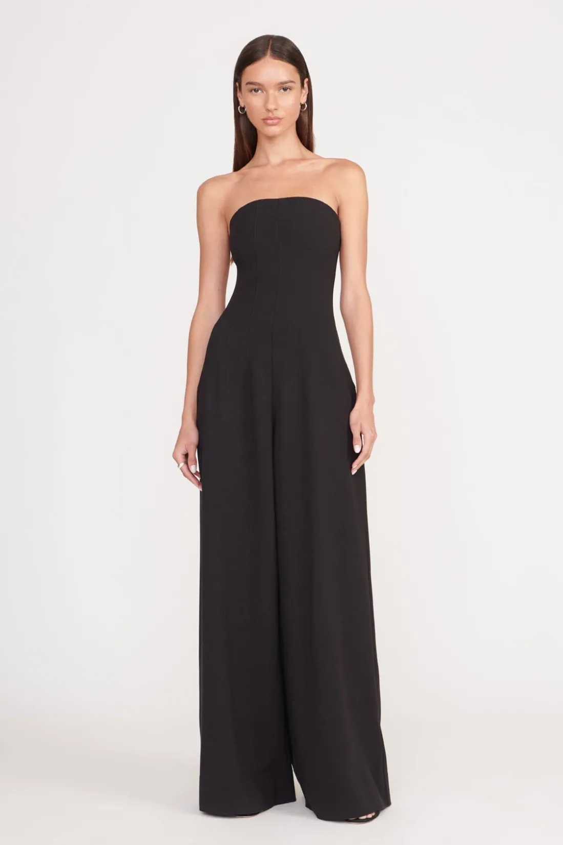 STAUD BENJAMIN JUMPSUIT BLACK Discount