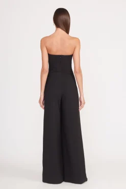 STAUD BENJAMIN JUMPSUIT   BLACK Discount
