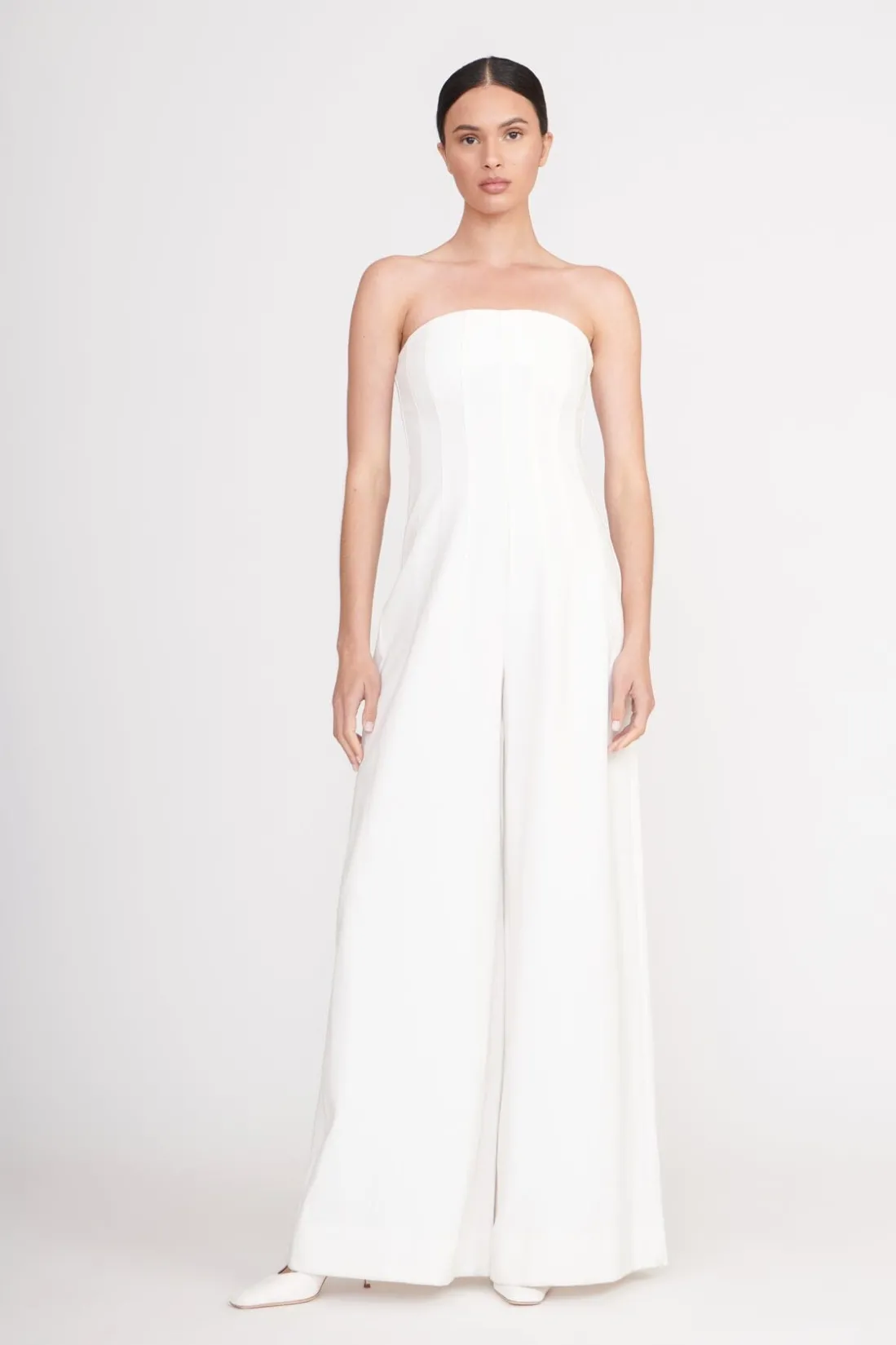 STAUD BENJAMIN JUMPSUIT ECRU