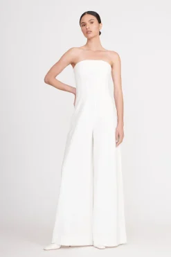 STAUD BENJAMIN JUMPSUIT ECRU
