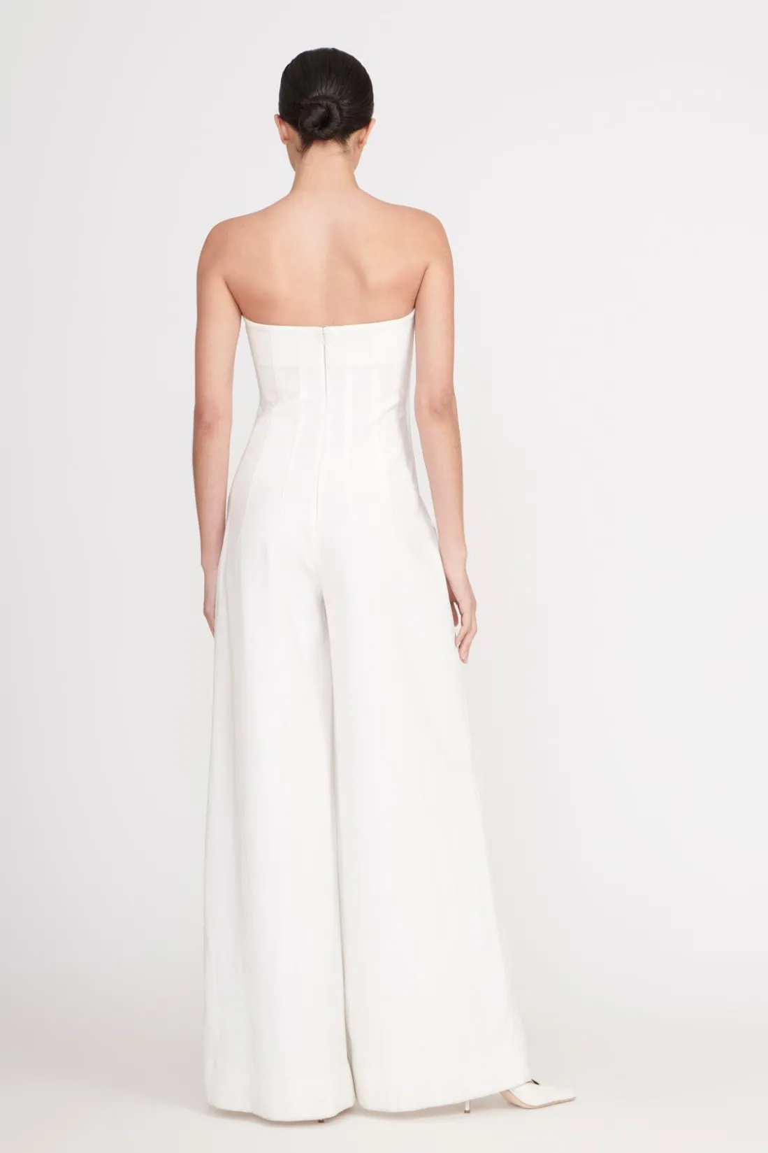 STAUD BENJAMIN JUMPSUIT ECRU