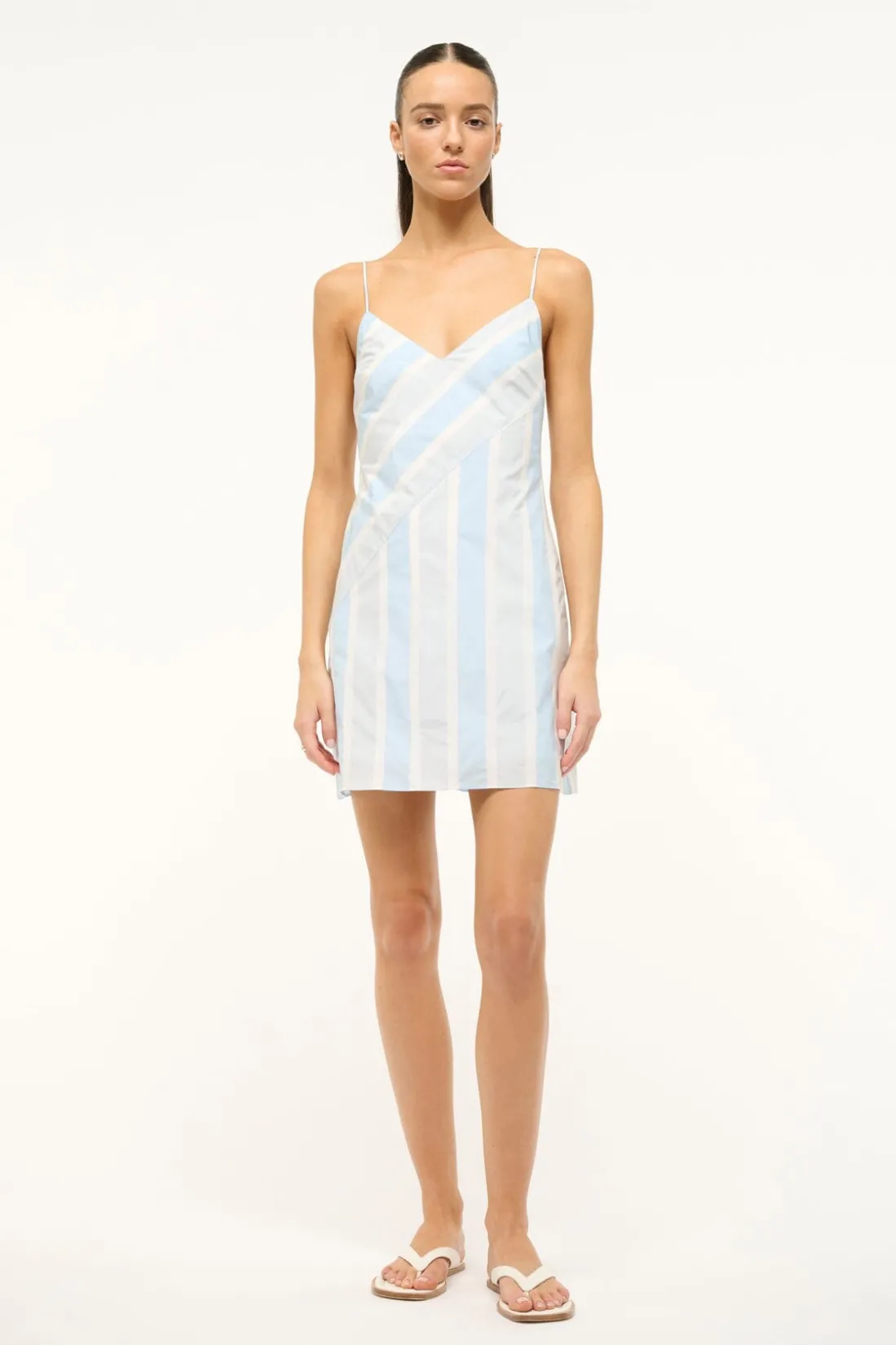 STAUD BIANCO DRESS ADRIATIC STRIPE ADRIATICSTRIPE Online