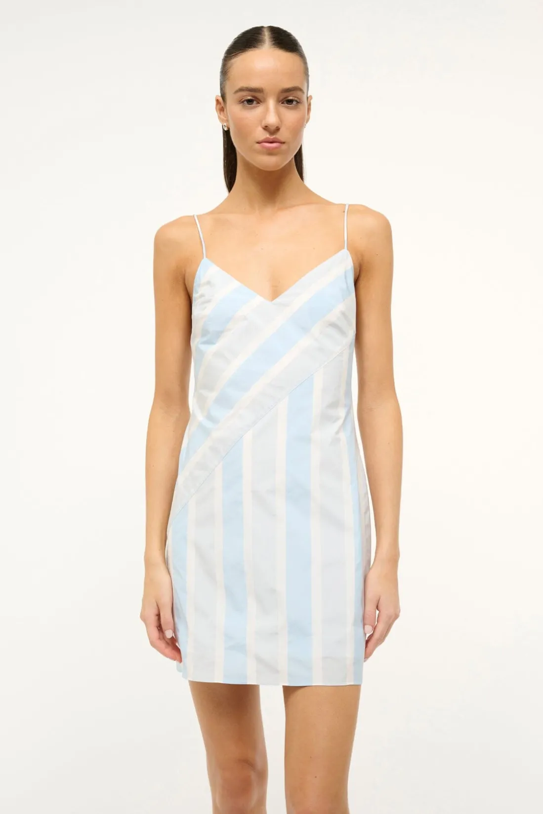 STAUD BIANCO DRESS ADRIATIC STRIPE ADRIATICSTRIPE Online