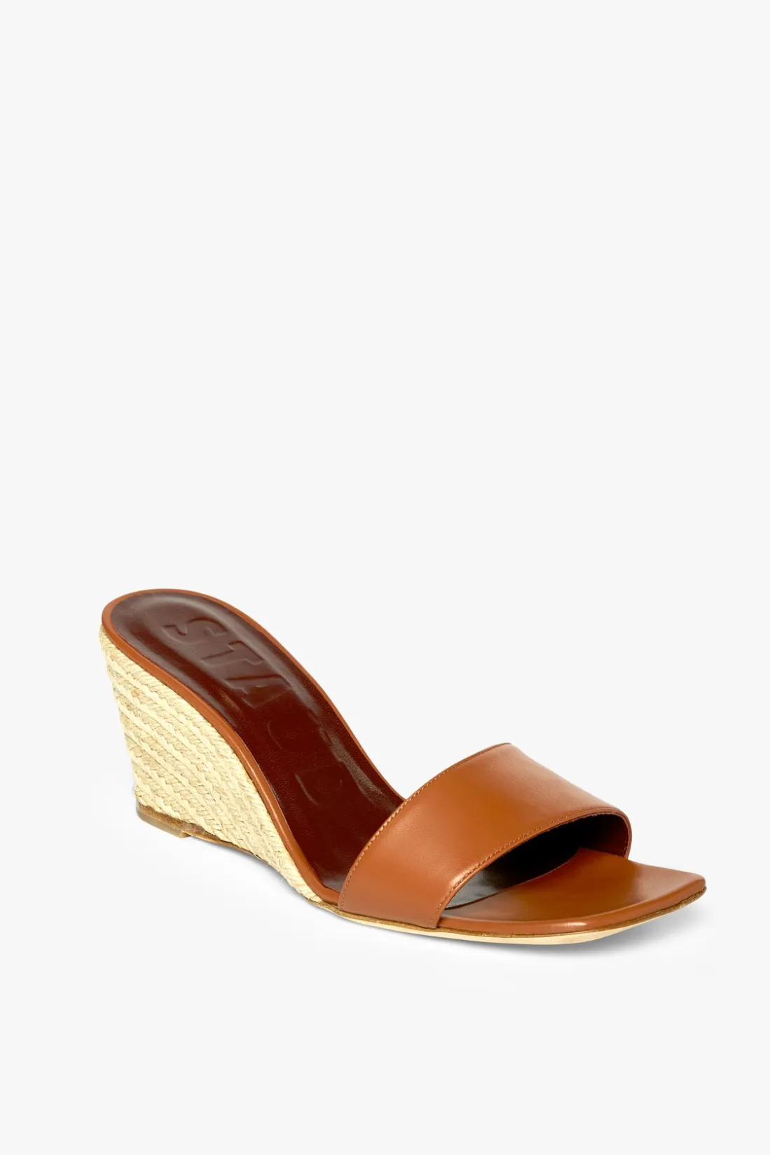STAUD BILLIE ESPADRILLE WEDGE NATURAL TAN NATURALTAN