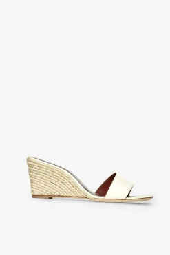 STAUD BILLIE ESPADRILLE WEDGE  NATURAL CREAM NATURALCREAM