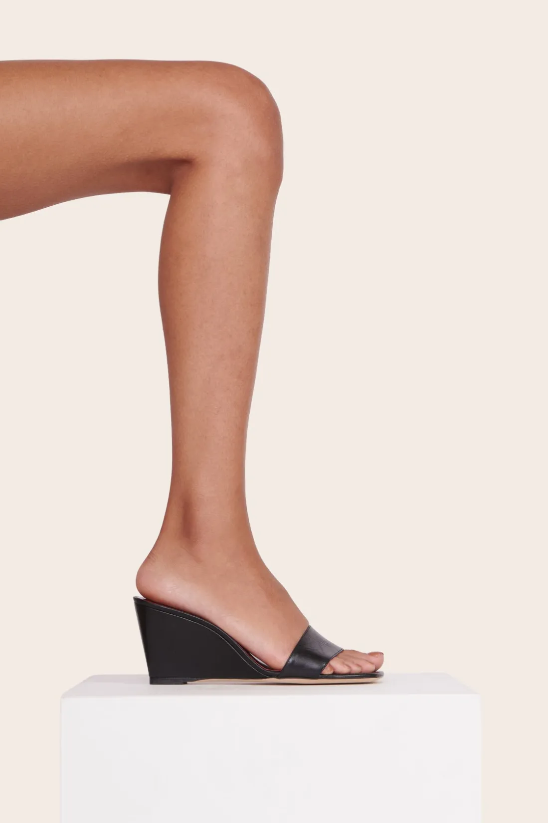 STAUD BILLIE WEDGE BLACK Sale