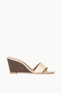 STAUD BILLIE WEDGE  CREAM WOOD CREAMWOOD Sale