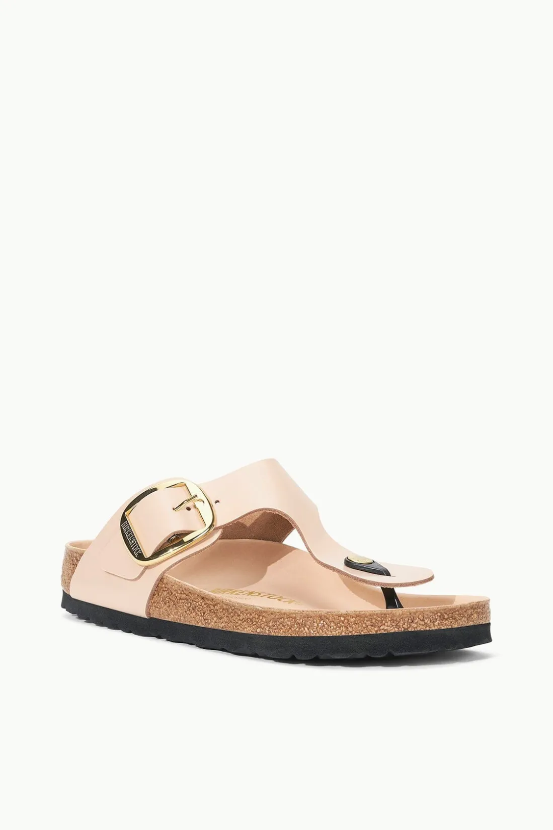 STAUD BIRKENSTOCK GIZEH BIG BUCKLE SANDAL HIGH SHINE NEW BEIGE HIGHSHINENEWBEIGE Clearance