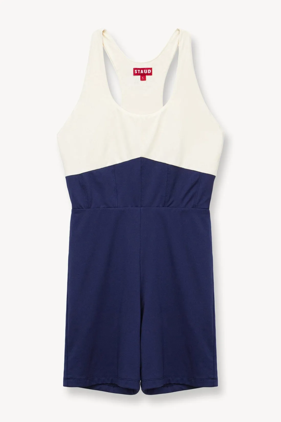 STAUD BOUNCE SHORT UNITARD NAVY IVORY NAVYIVORY Sale