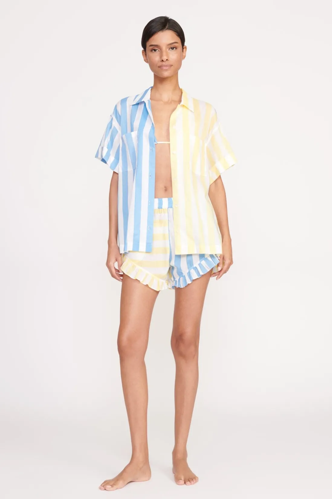 STAUD BOYANA SHORT BUTTERCUP SEASHORE STRIPE BUTTERCUPSEASHORESTRIPE Hot