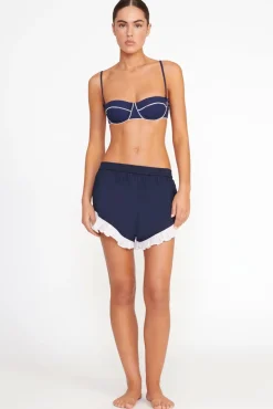 STAUD BOYANA SHORT NAVY WHITE NAVYWHITE Hot